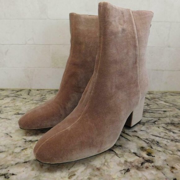 ! J.Crew $198 Sadie Ankle Boots in Velvet k2694 - Picture 1 of 4